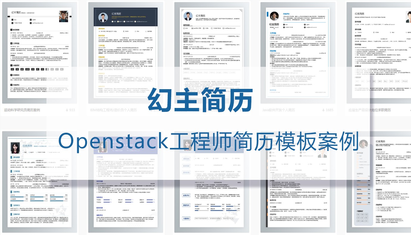 Openstack工程师求职简历（精选2篇）