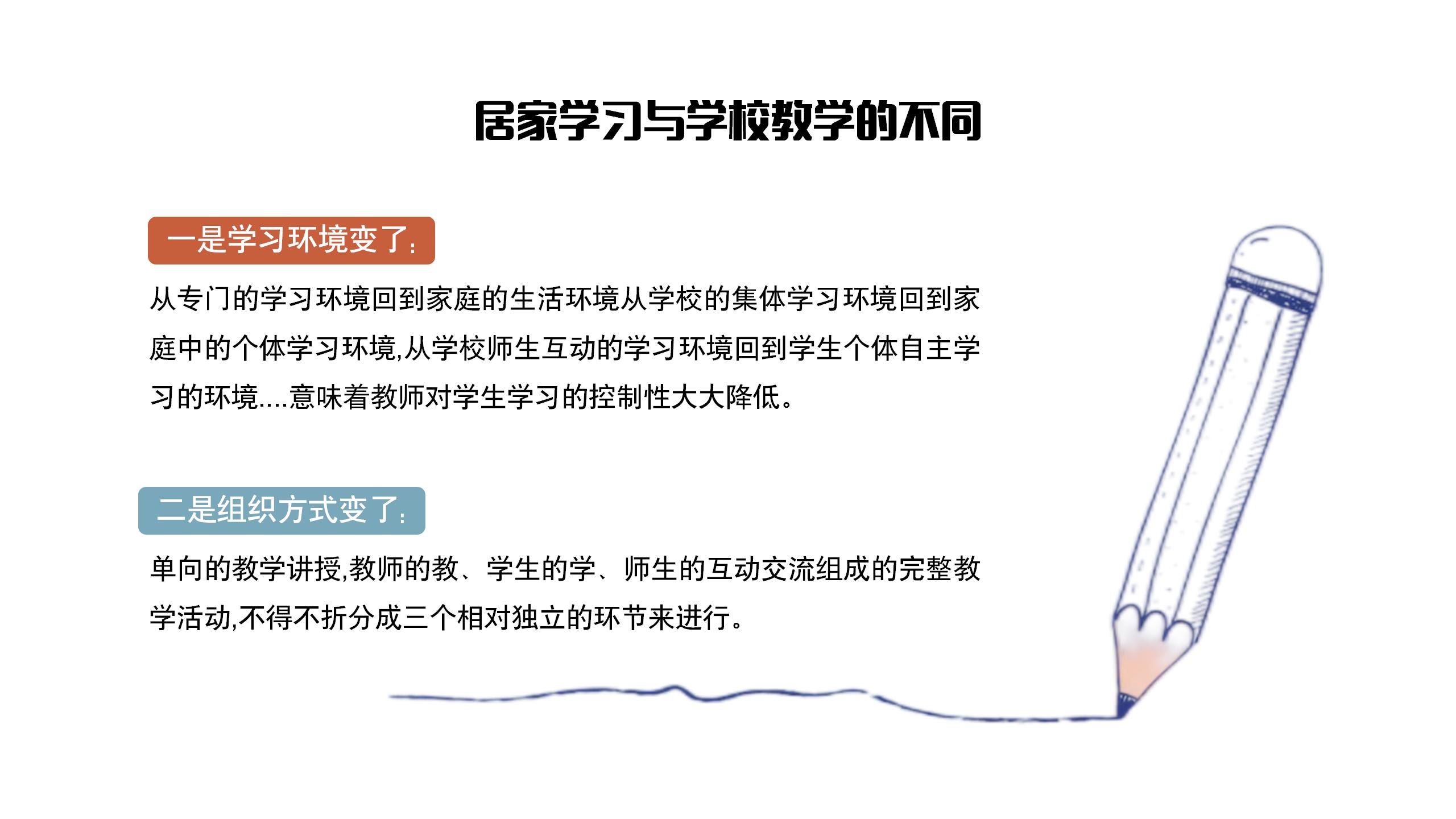 疫情居家上课关键注意事项班会PPT6
