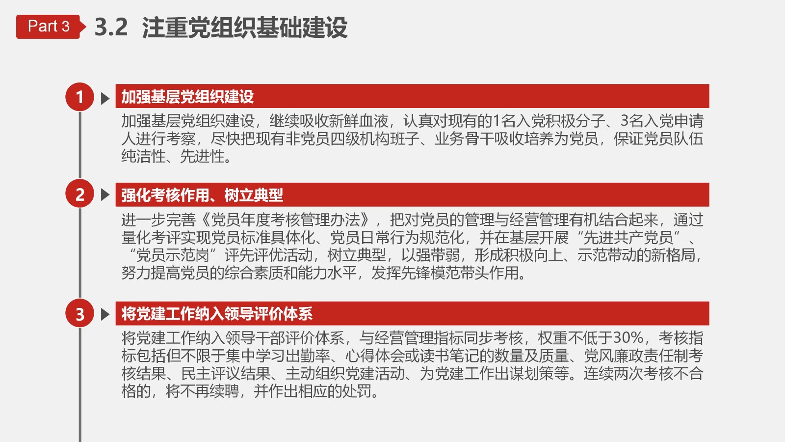 基层党建党委党支部全面工作进展汇报PPT19