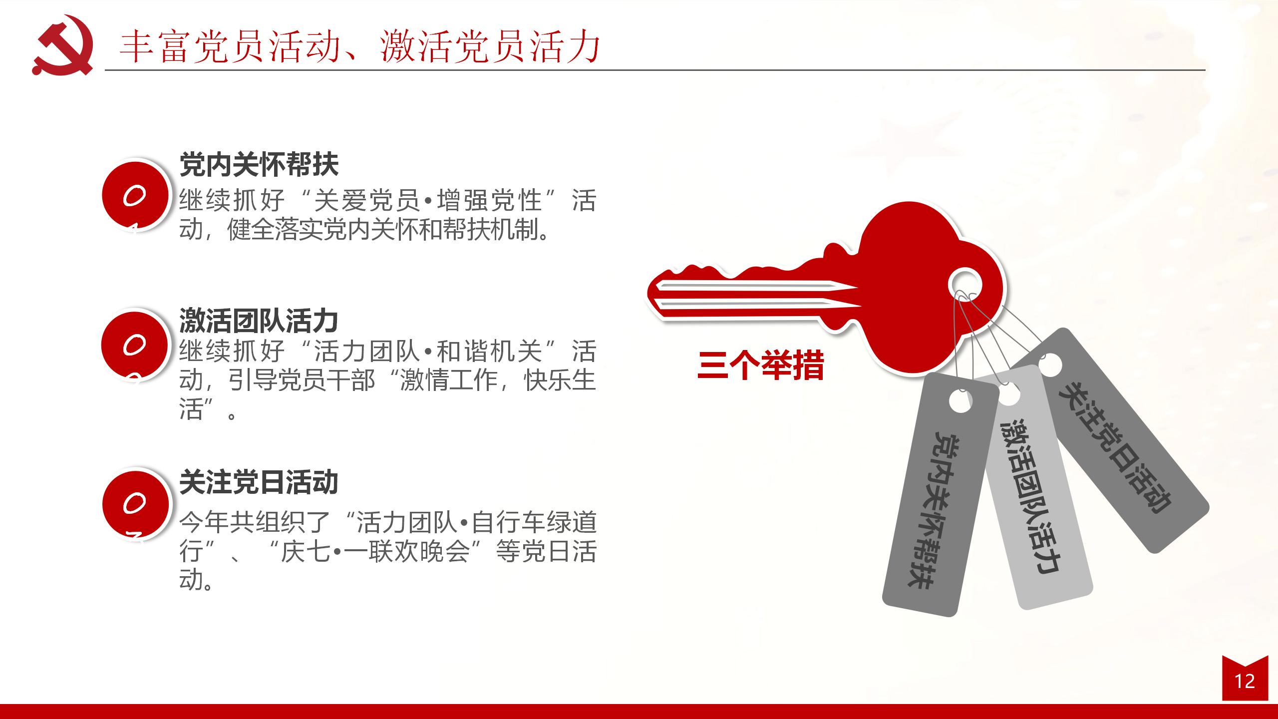 述职述廉述责全面工作报告PPT模板12