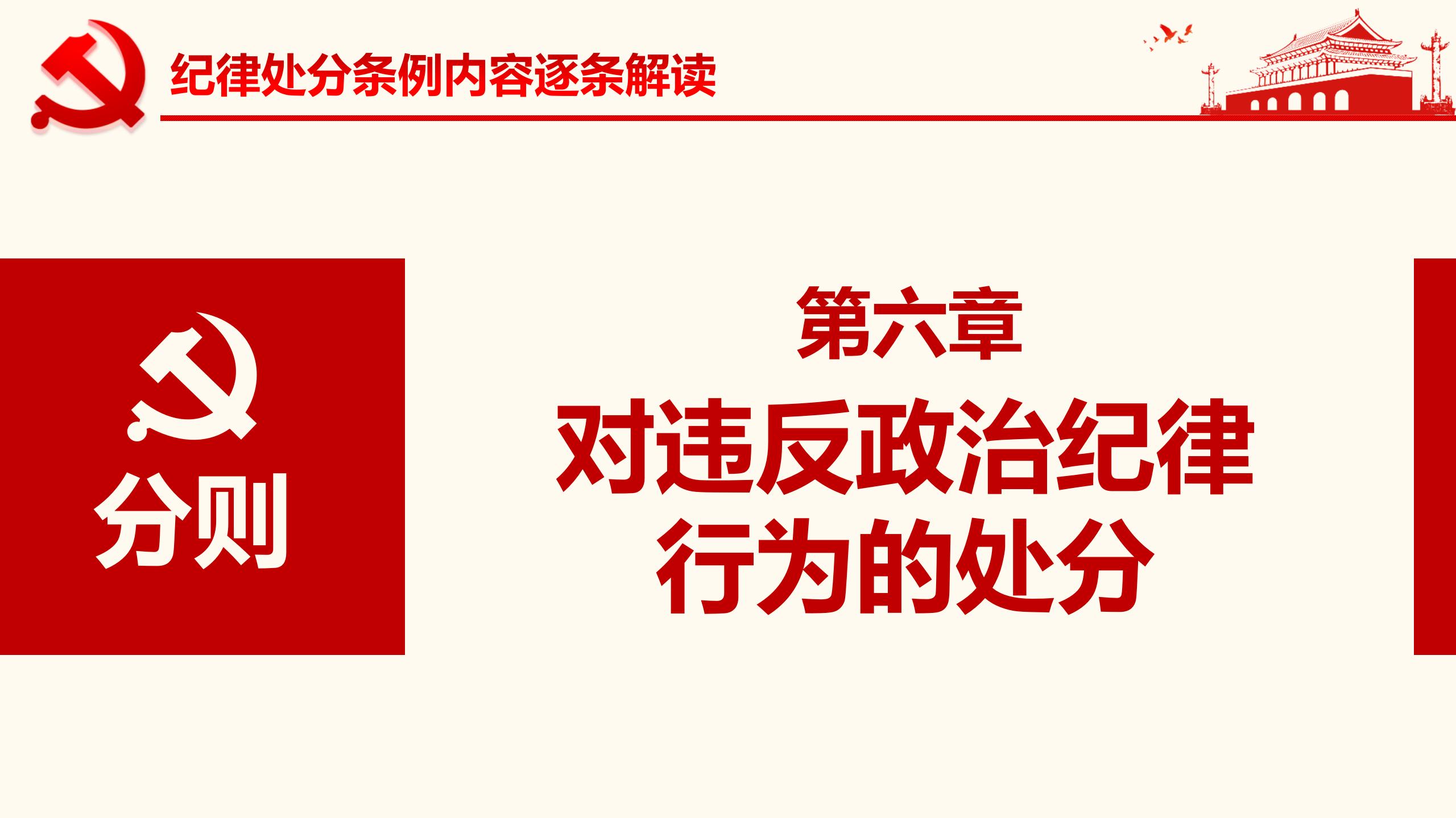 纪律处分条例详解与案例分析PPT53