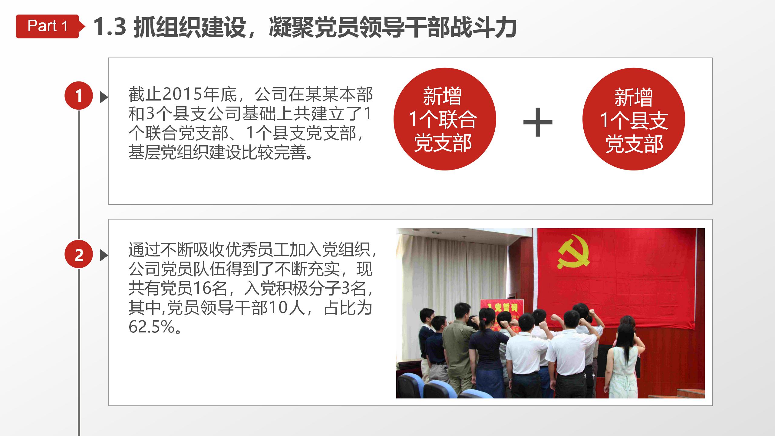 政府党政工作全年总结通用PPT模板9