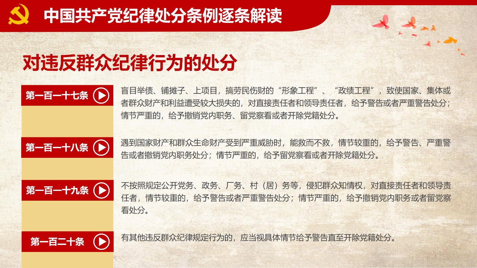 纪律处分条例-1：关键条款解读与应用PPT91