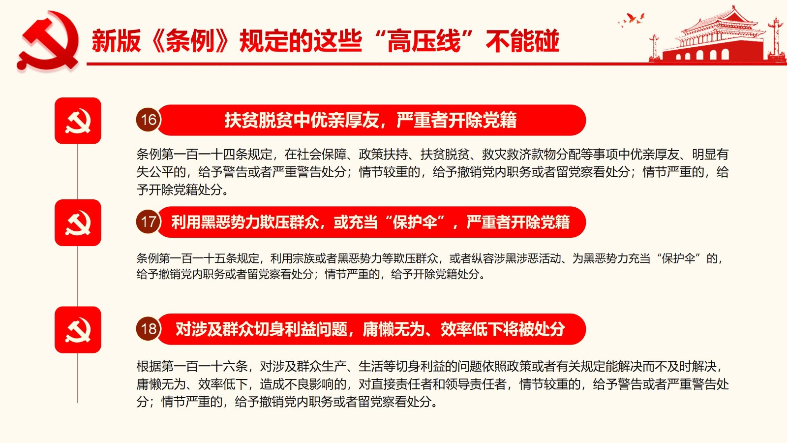 纪律处分条例详解与案例分析PPT25