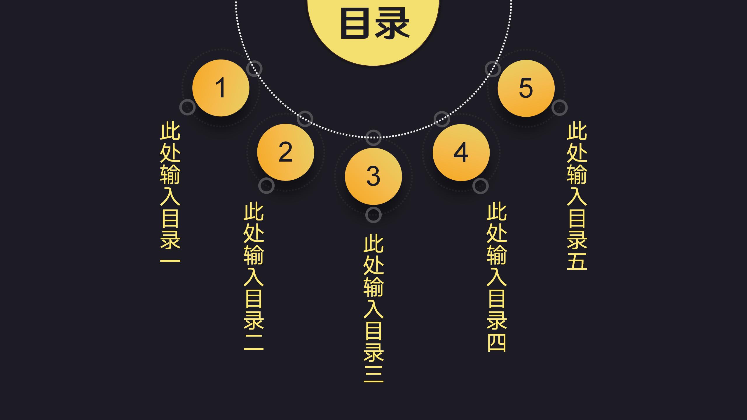 黑金色质感高级工作汇报PPT模板8