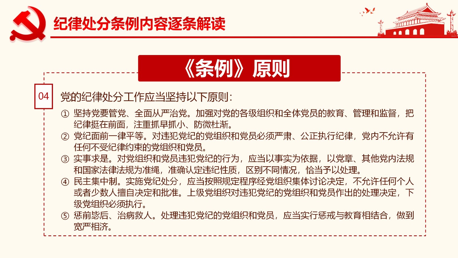 纪律处分条例详解与案例分析PPT30