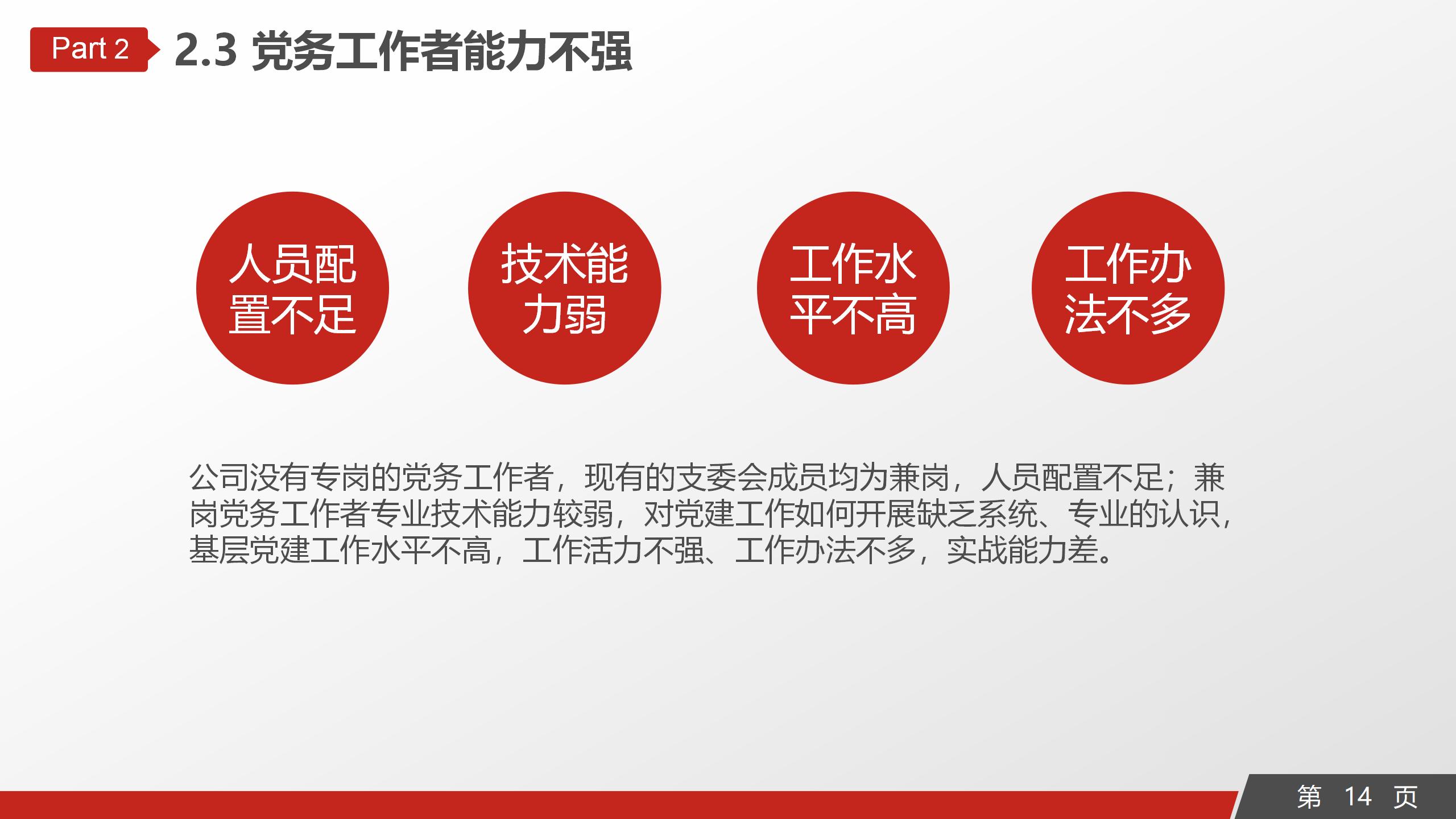 政府党政工作全年总结通用PPT模板14