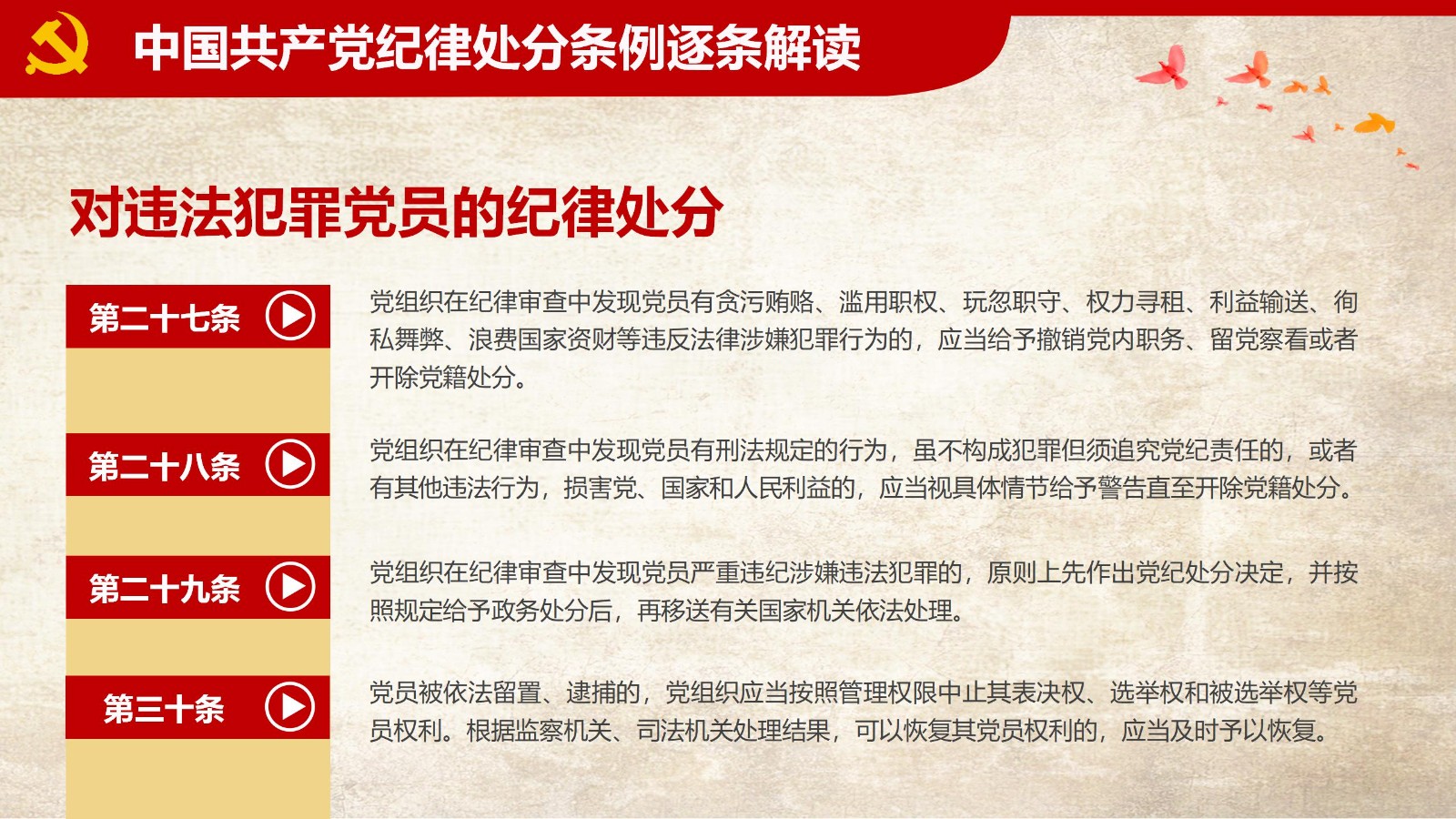 纪律处分条例-1：关键条款解读与应用PPT44