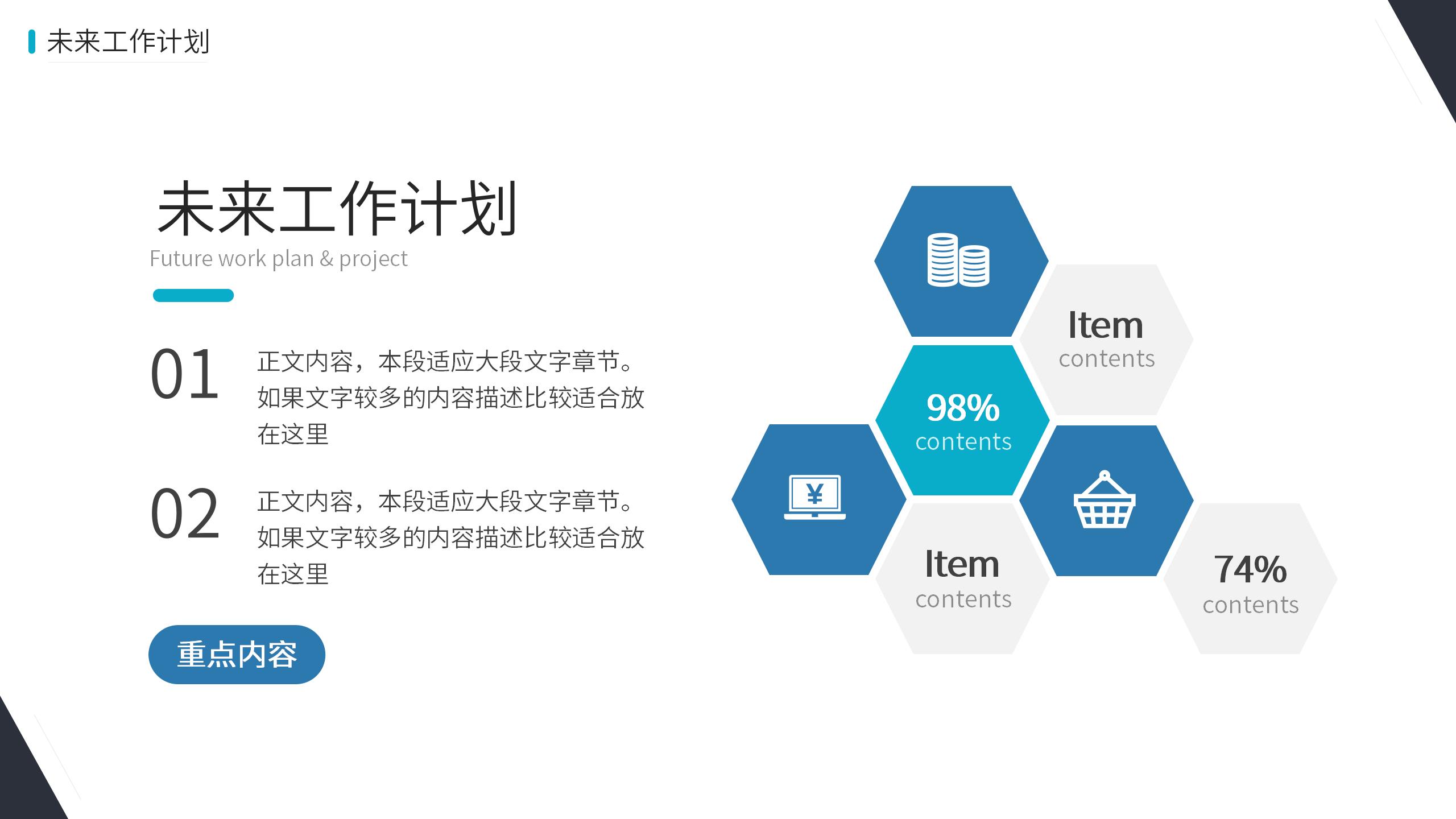 医疗领域工作成果汇报PPT模板17