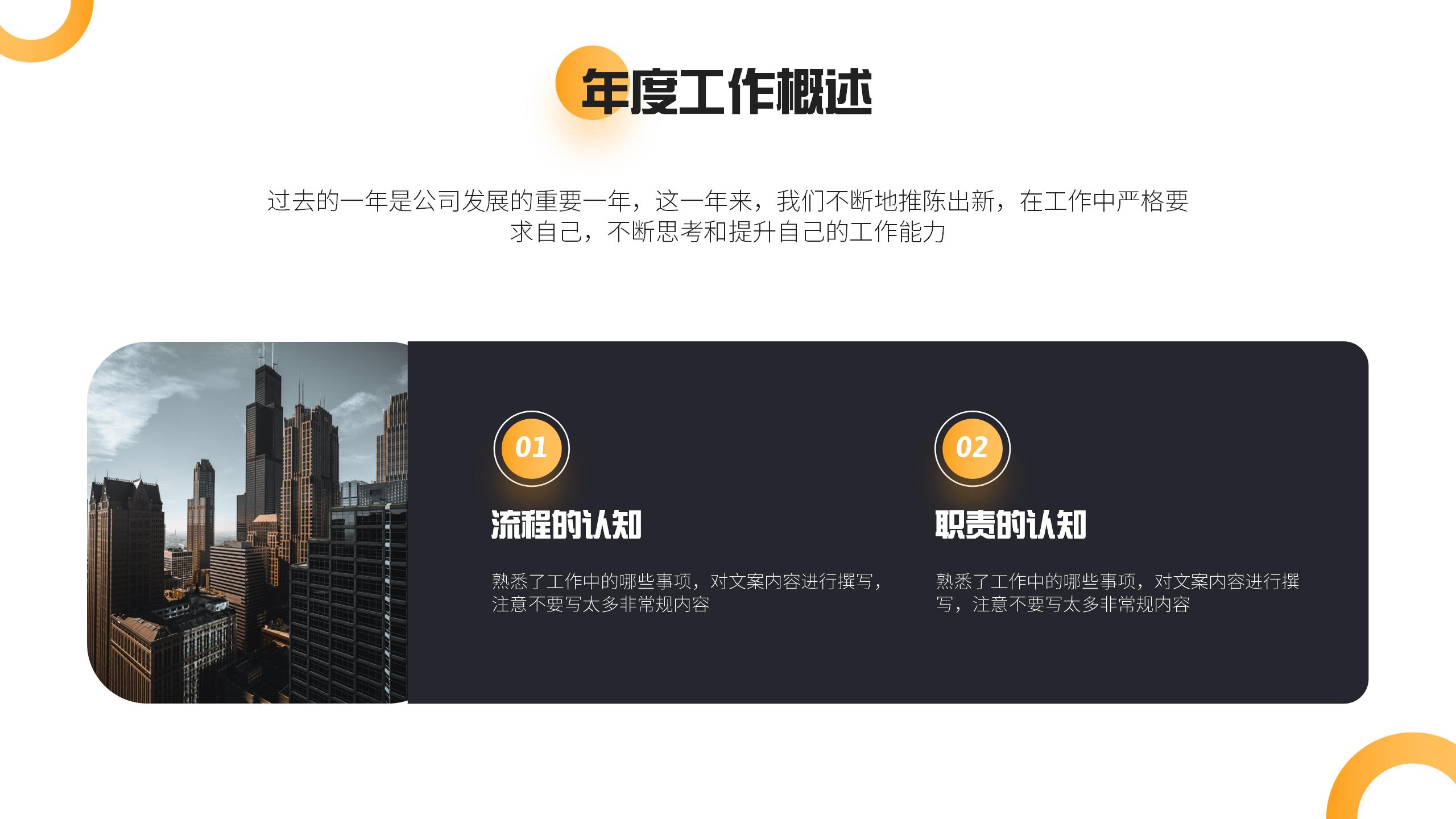 市场部年终绩效成就总结PPT模板4