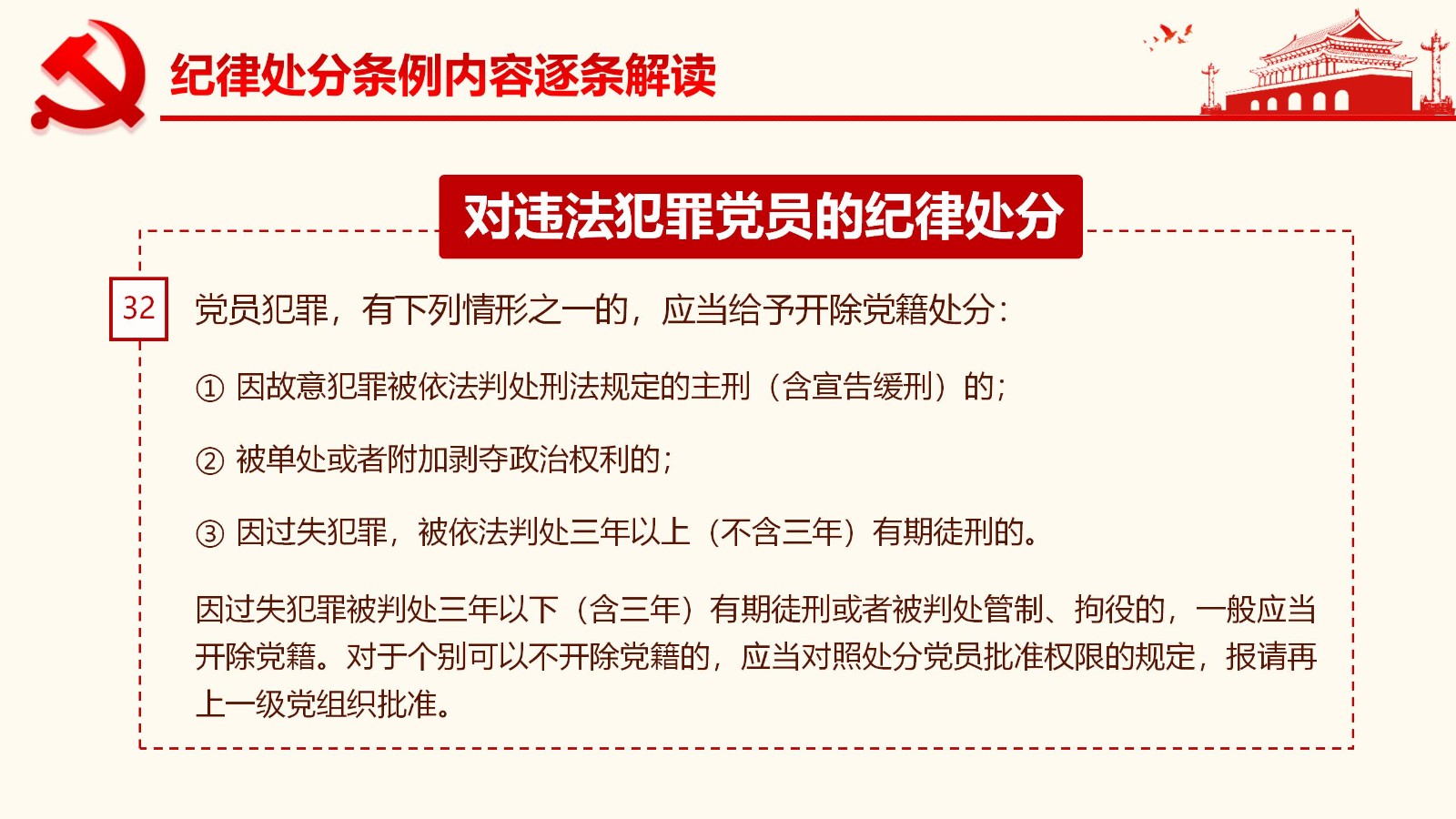 纪律处分条例详解与案例分析PPT46