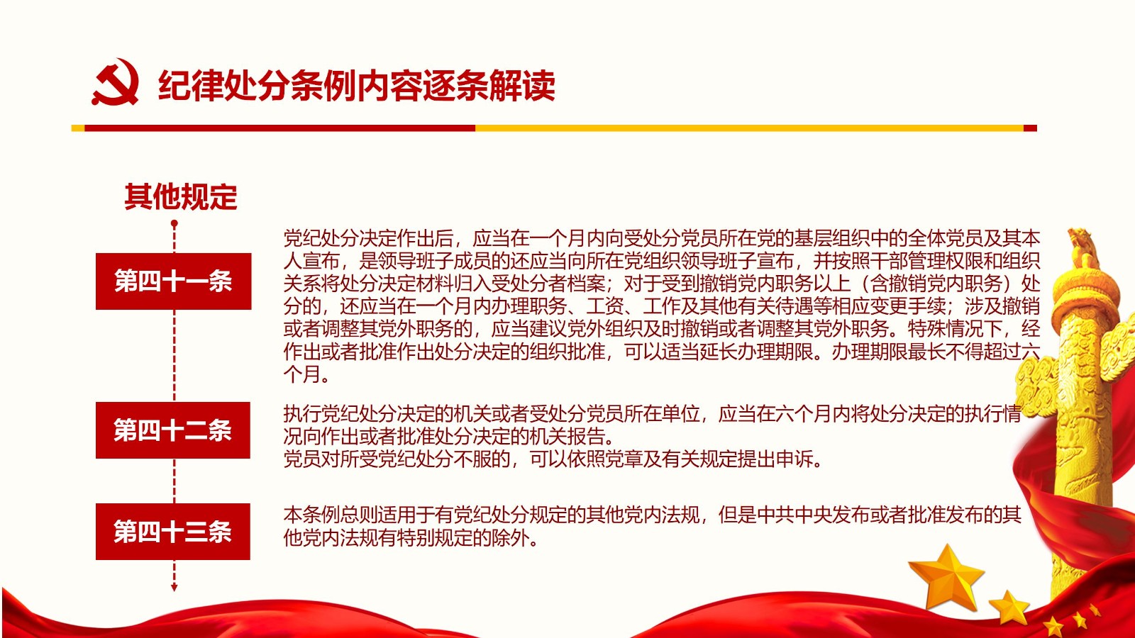 纪律处分条例核心内容与实施要点PPT模板49
