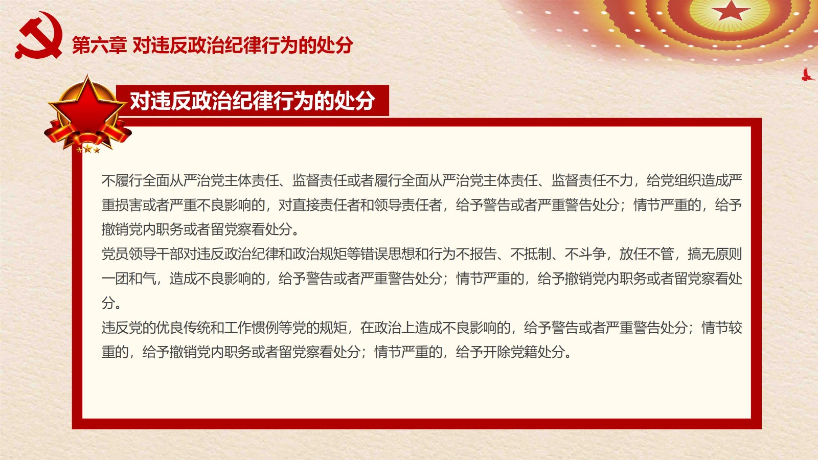 纪律处分条例-3：案例分析与实务操作PPT44