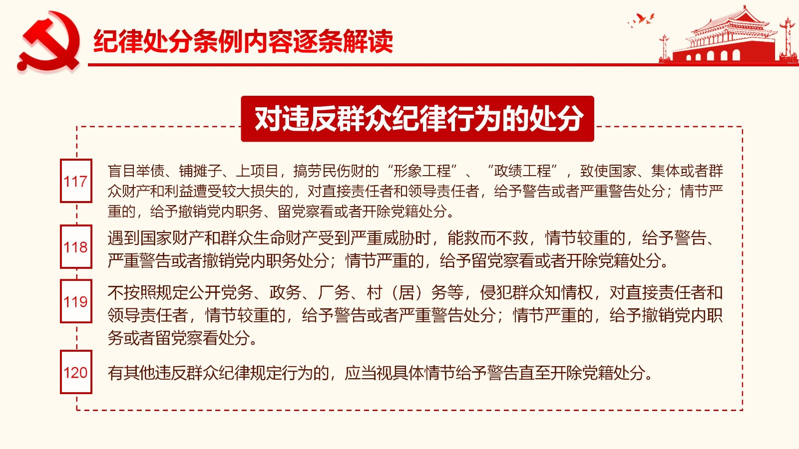 纪律处分条例详解与案例分析PPT93