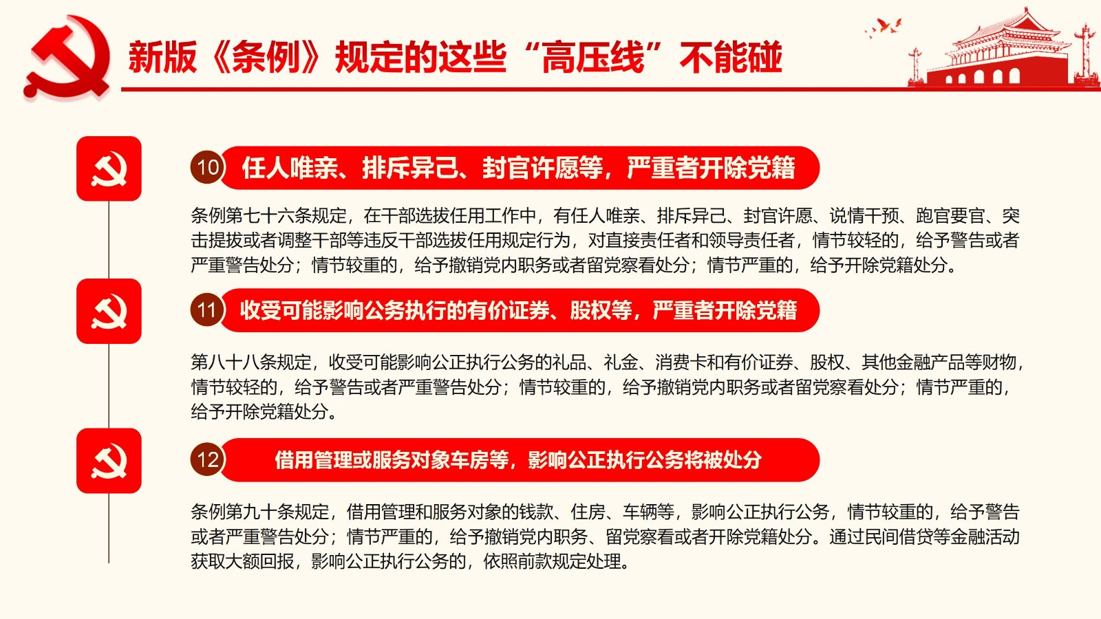 纪律处分条例详解与案例分析PPT23