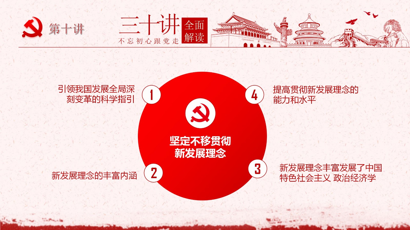 社会主义思想三十讲PPT模板13