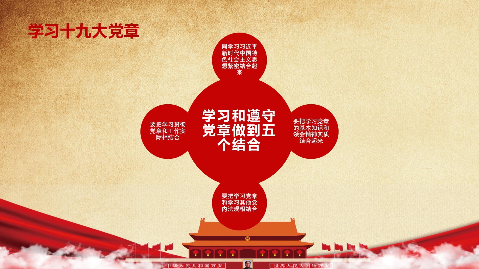 践行合格党员标准PPT模板22