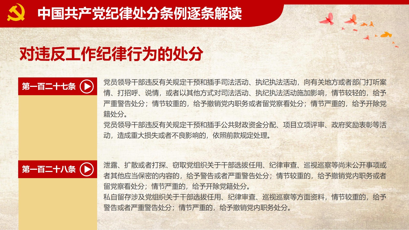 纪律处分条例-1：关键条款解读与应用PPT96