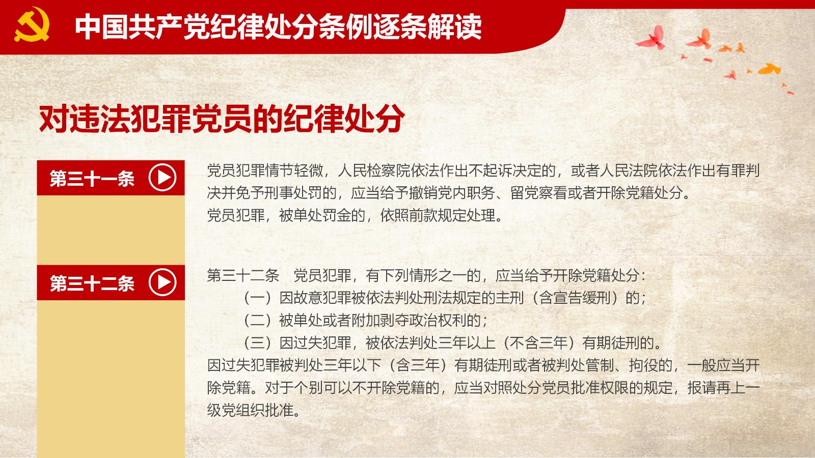 纪律处分条例-1：关键条款解读与应用PPT45