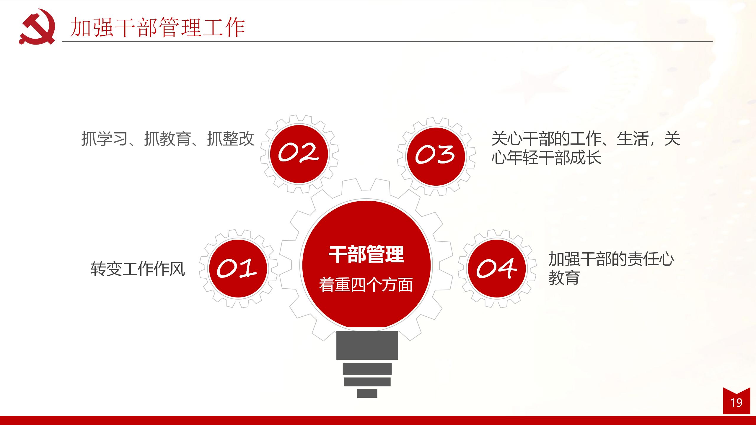 述职述廉述责全面工作报告PPT模板19