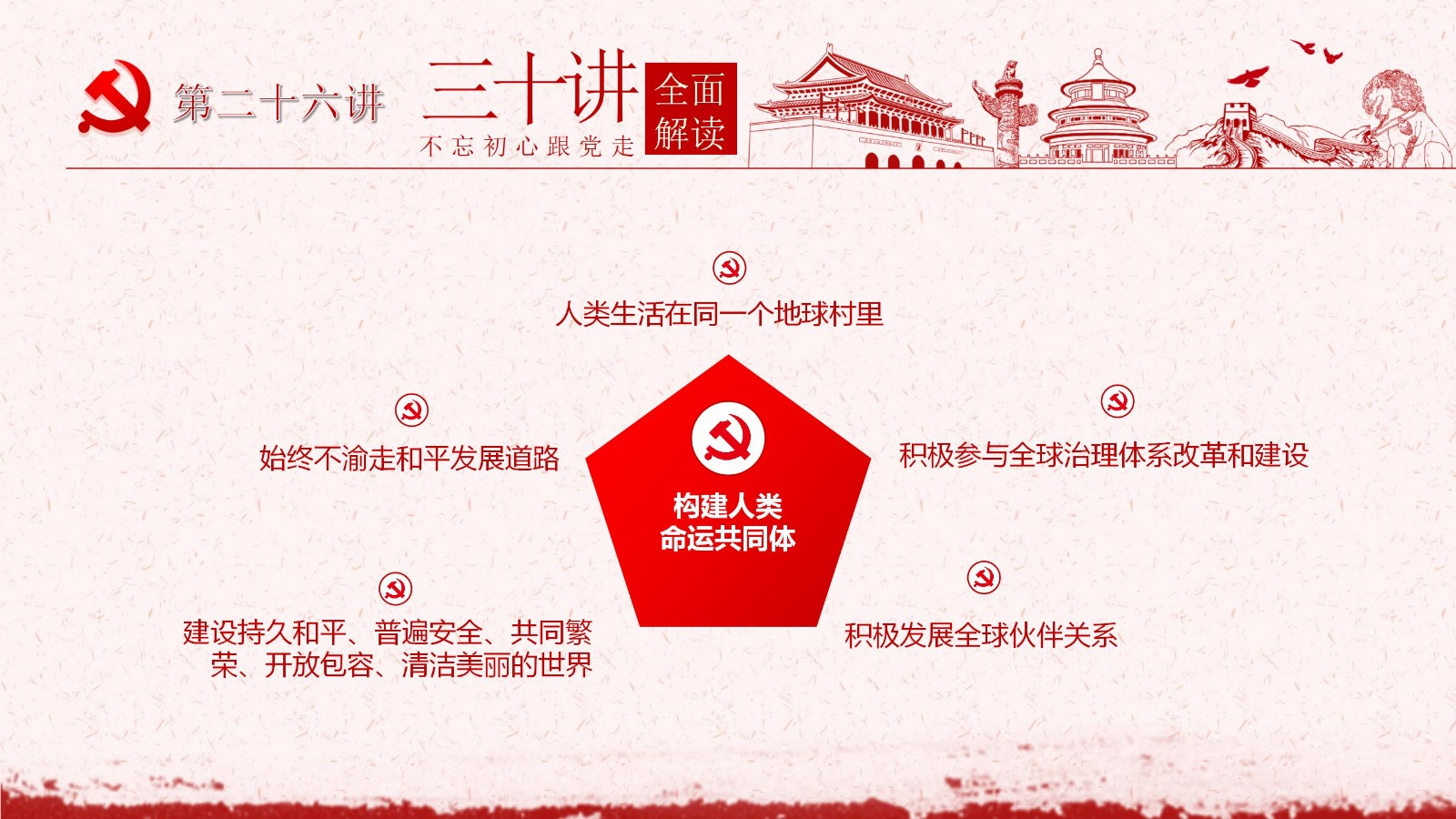 社会主义思想三十讲PPT模板29