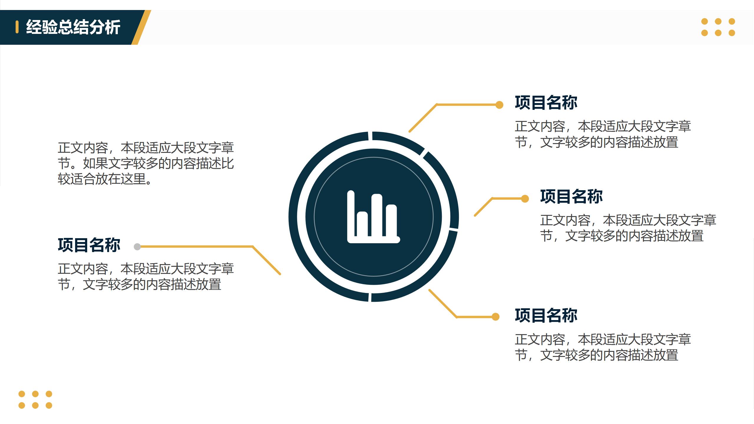 典雅风格企业员工竞聘述职PPT模板13