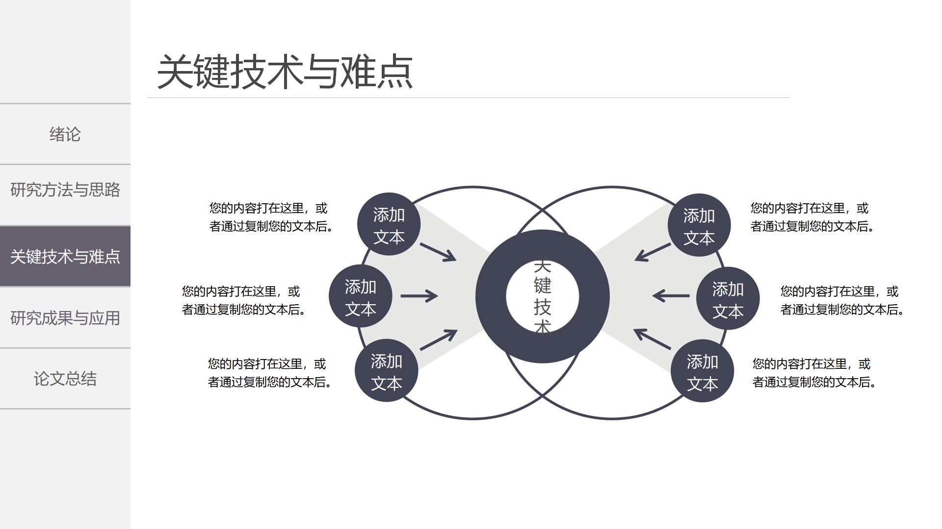 专业学术风毕业答辩PPT模板12