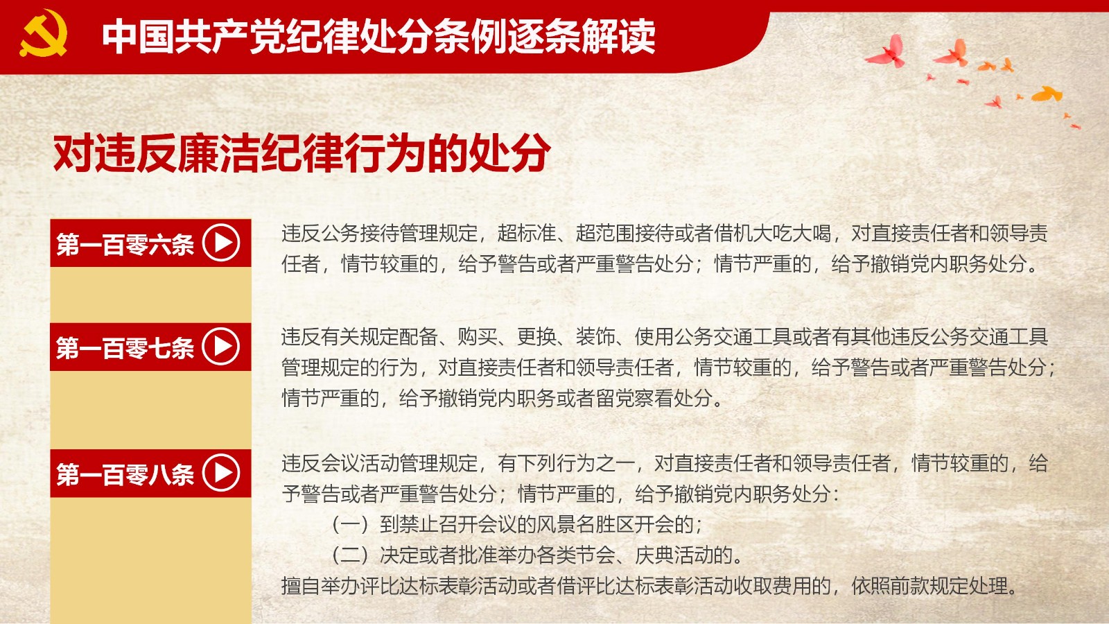 纪律处分条例-1：关键条款解读与应用PPT86