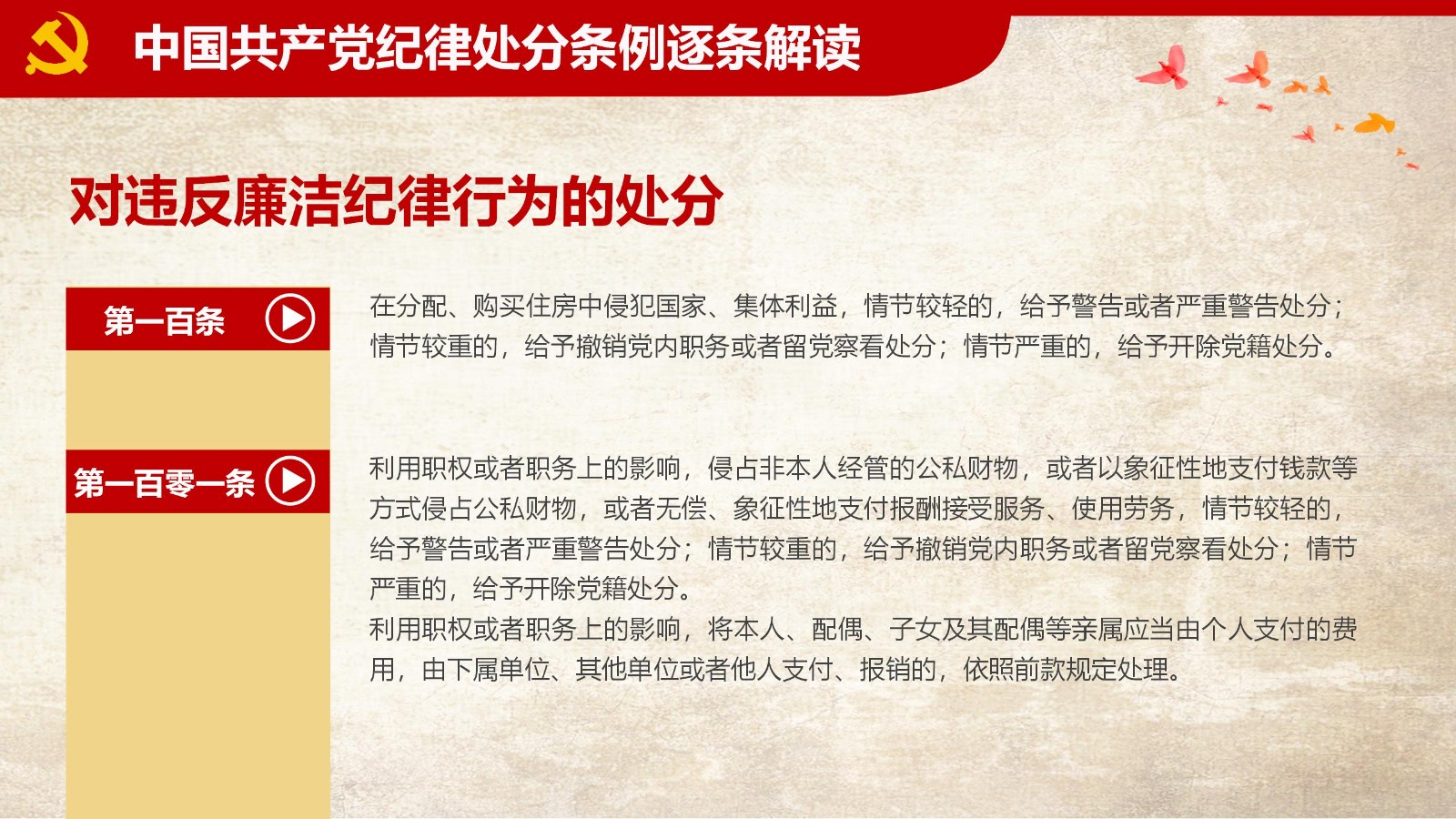 纪律处分条例-1：关键条款解读与应用PPT83