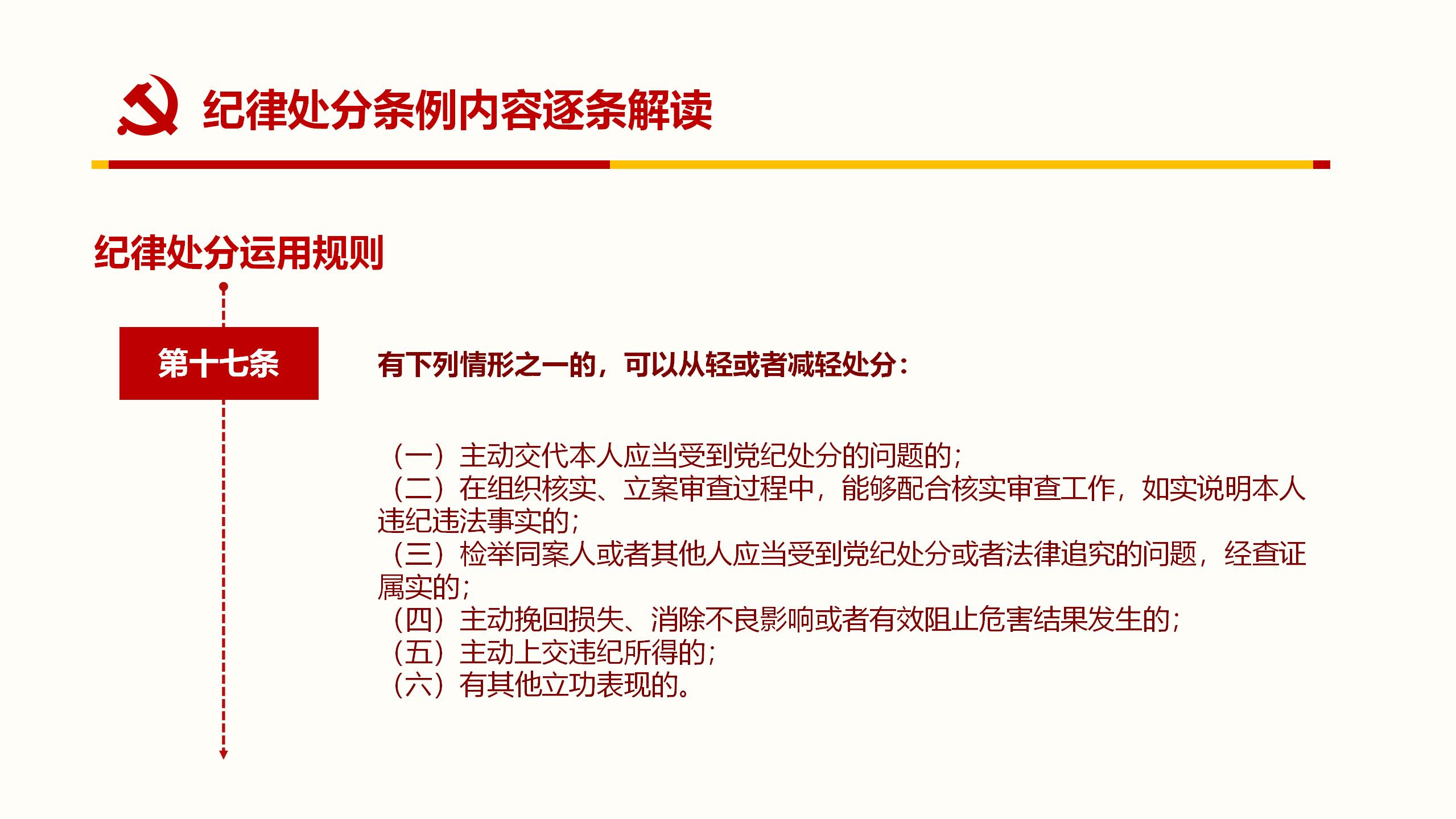 纪律处分条例PPT36