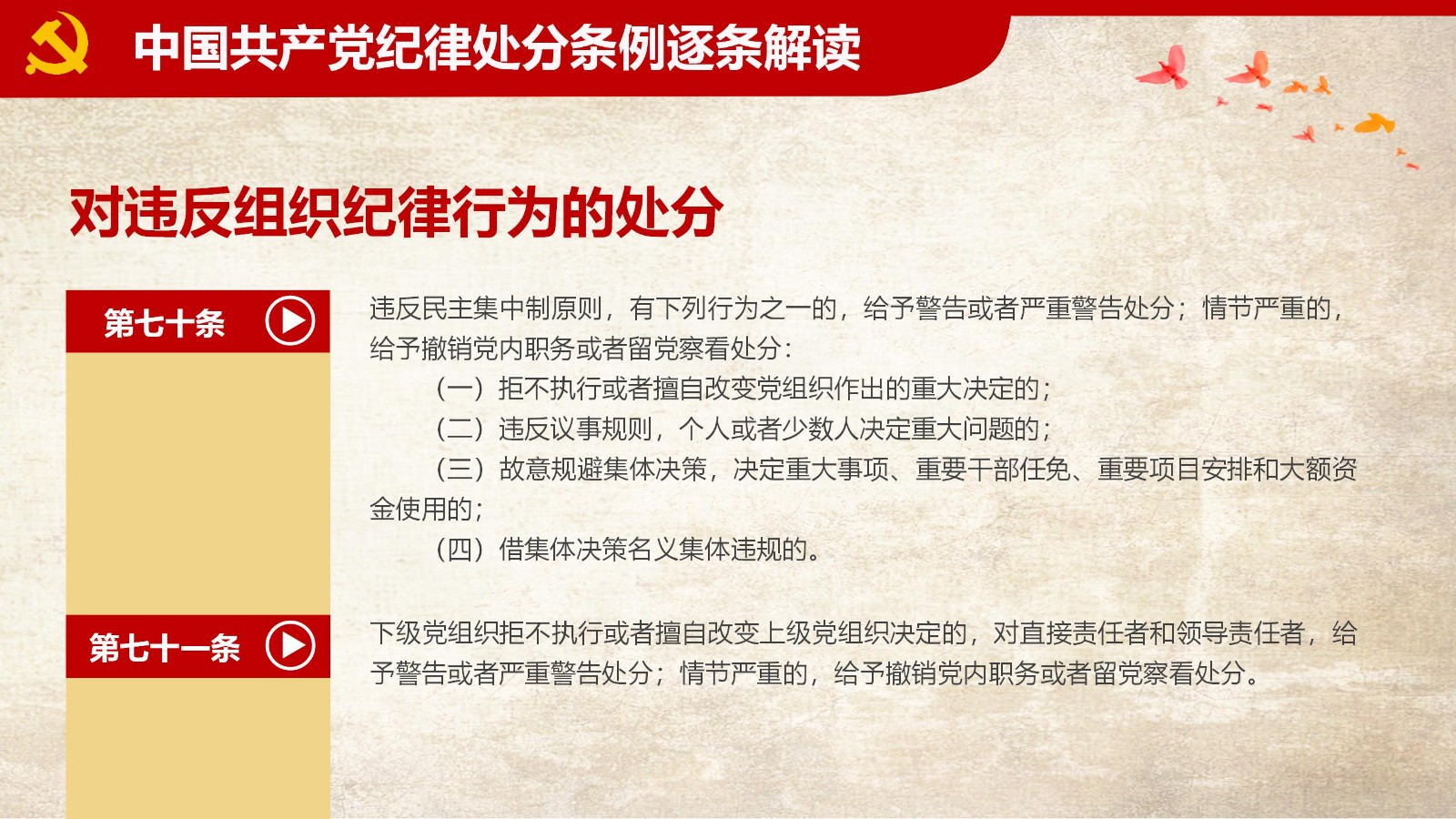纪律处分条例-1：关键条款解读与应用PPT68