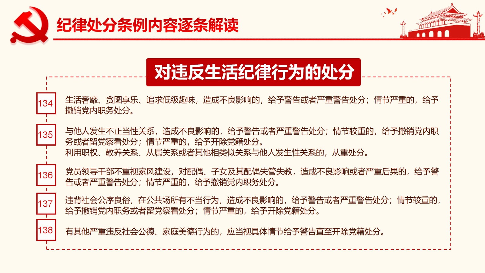纪律处分条例详解与案例分析PPT101