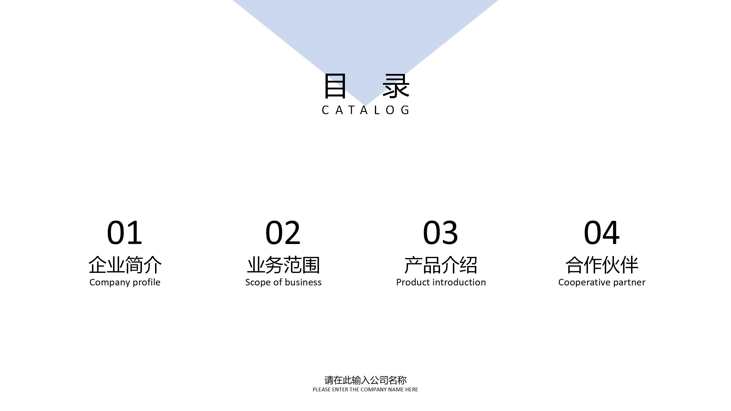 公司介绍通用PPT模板2