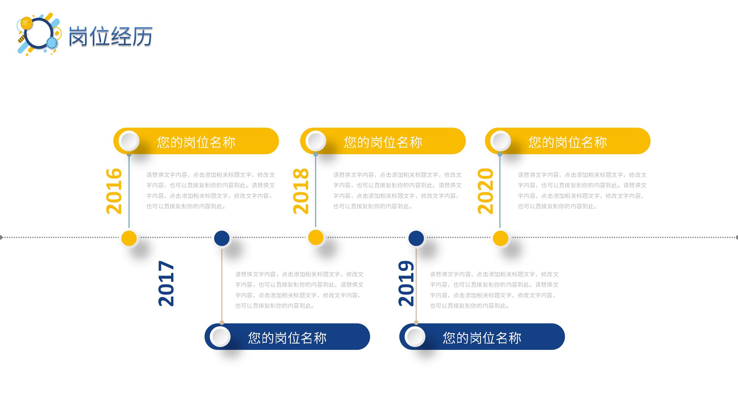 岗位竞聘报告PPT模板5