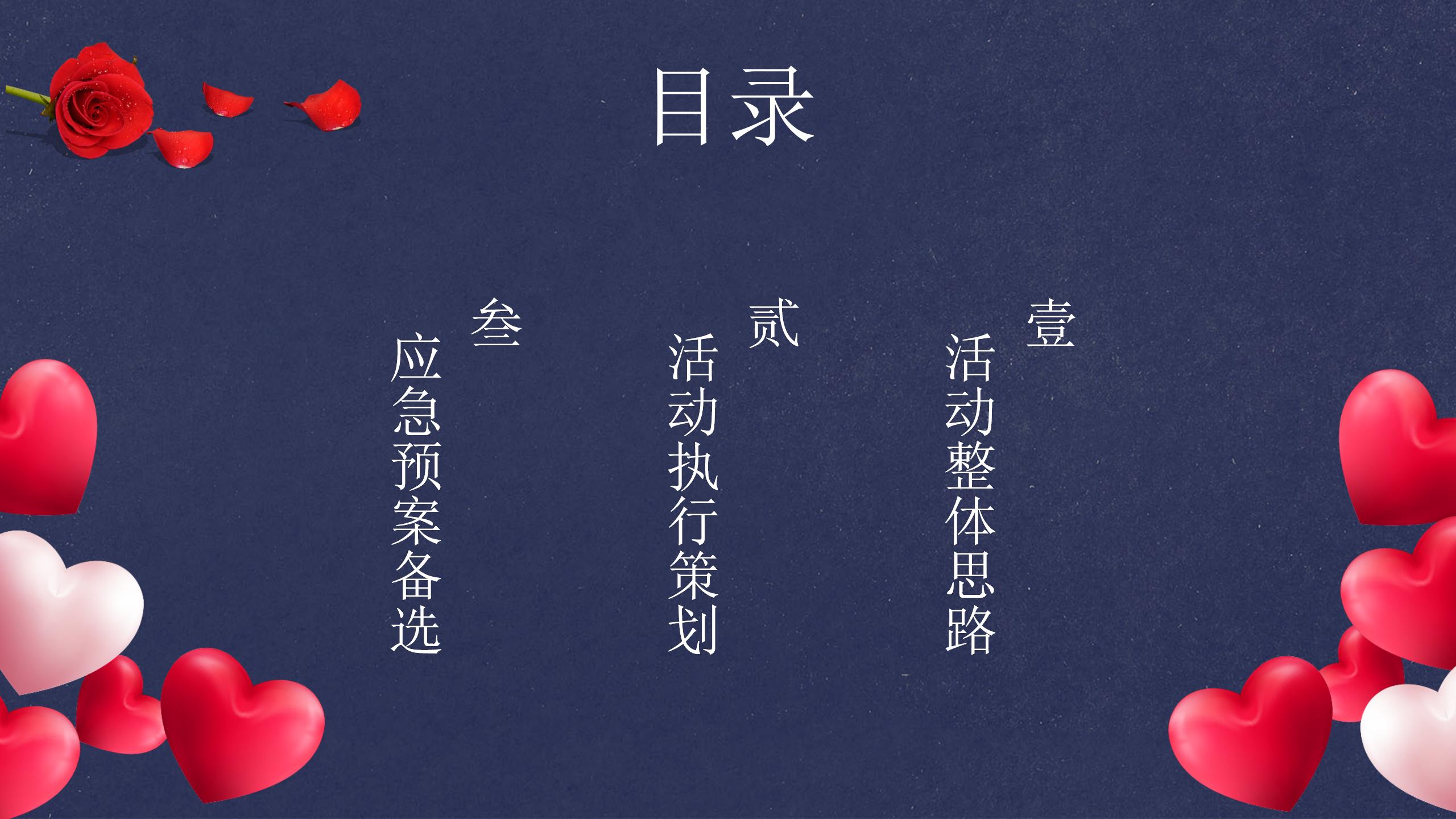 七夕节活动策划方案PPT2