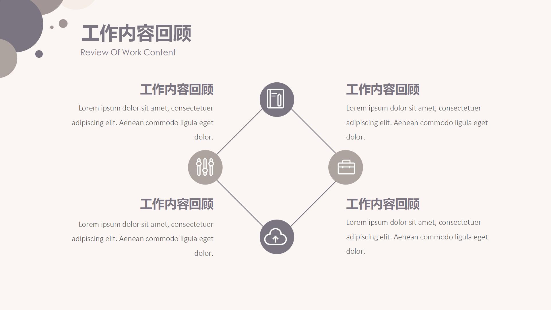 莫兰迪高级感工作汇报PPT免费下载