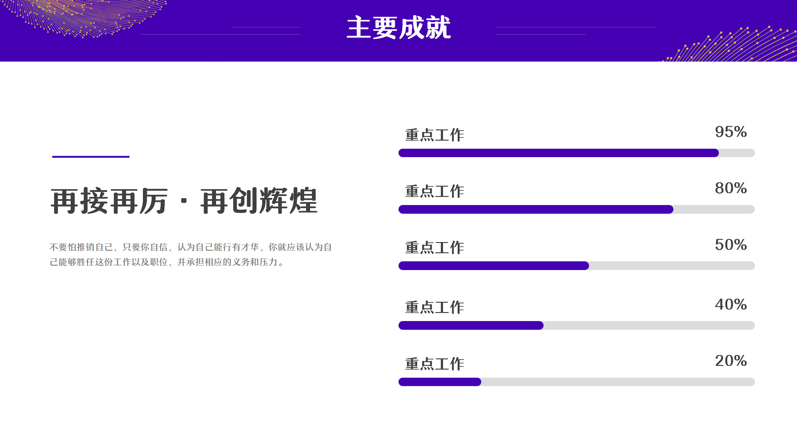 紫色设计风格PPT模板9