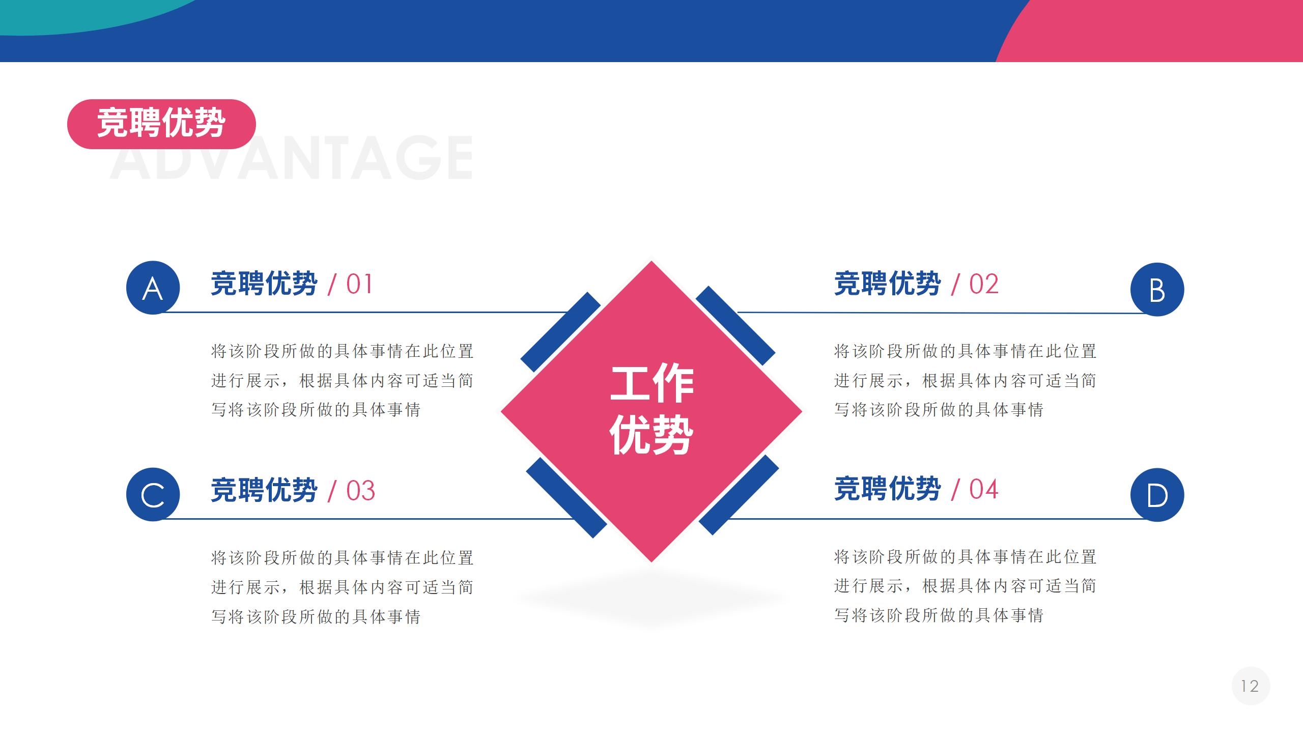 商务求职竞聘专业PPT模板12