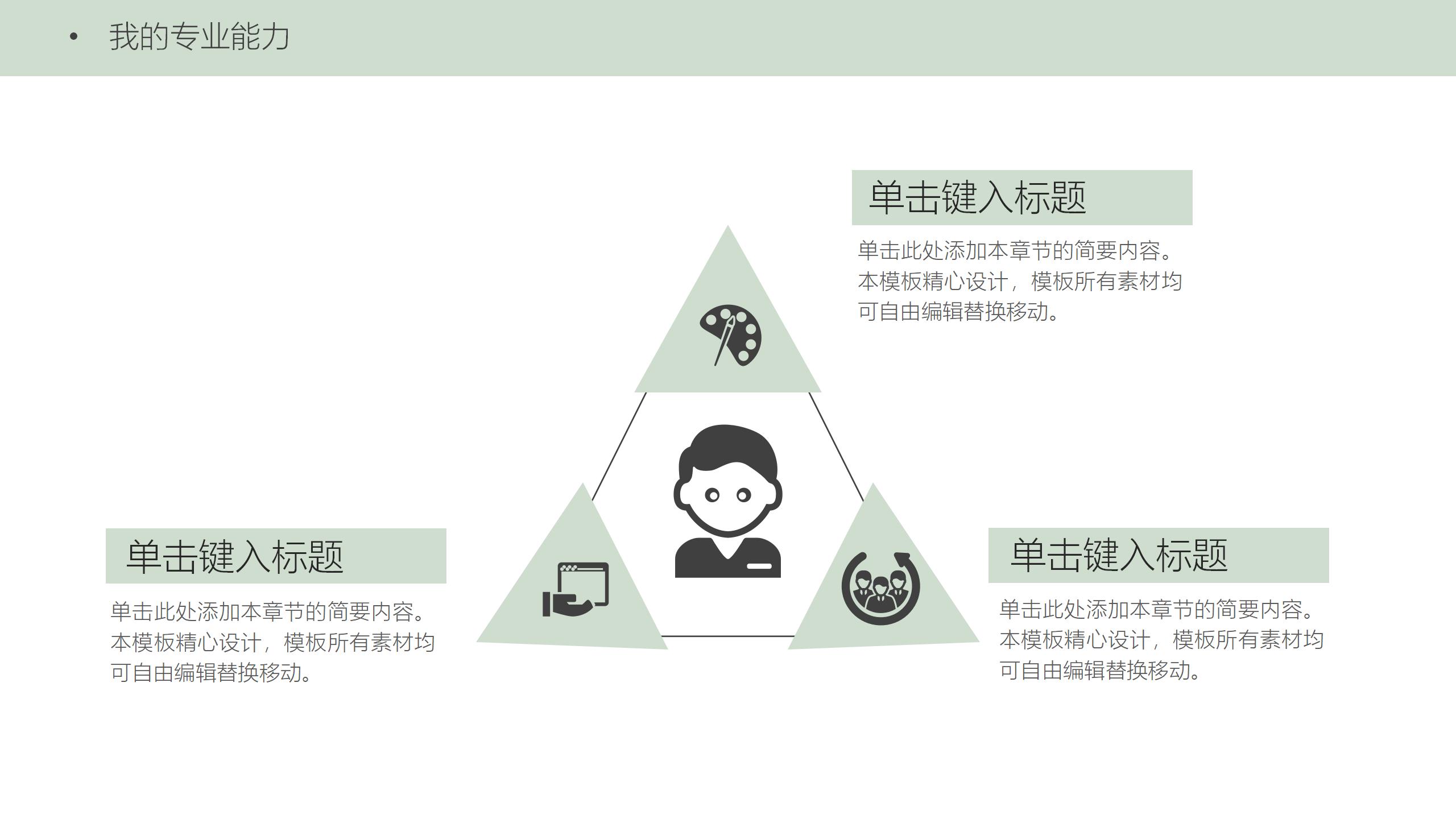 岗位竞聘报告演示专业PPT模板15