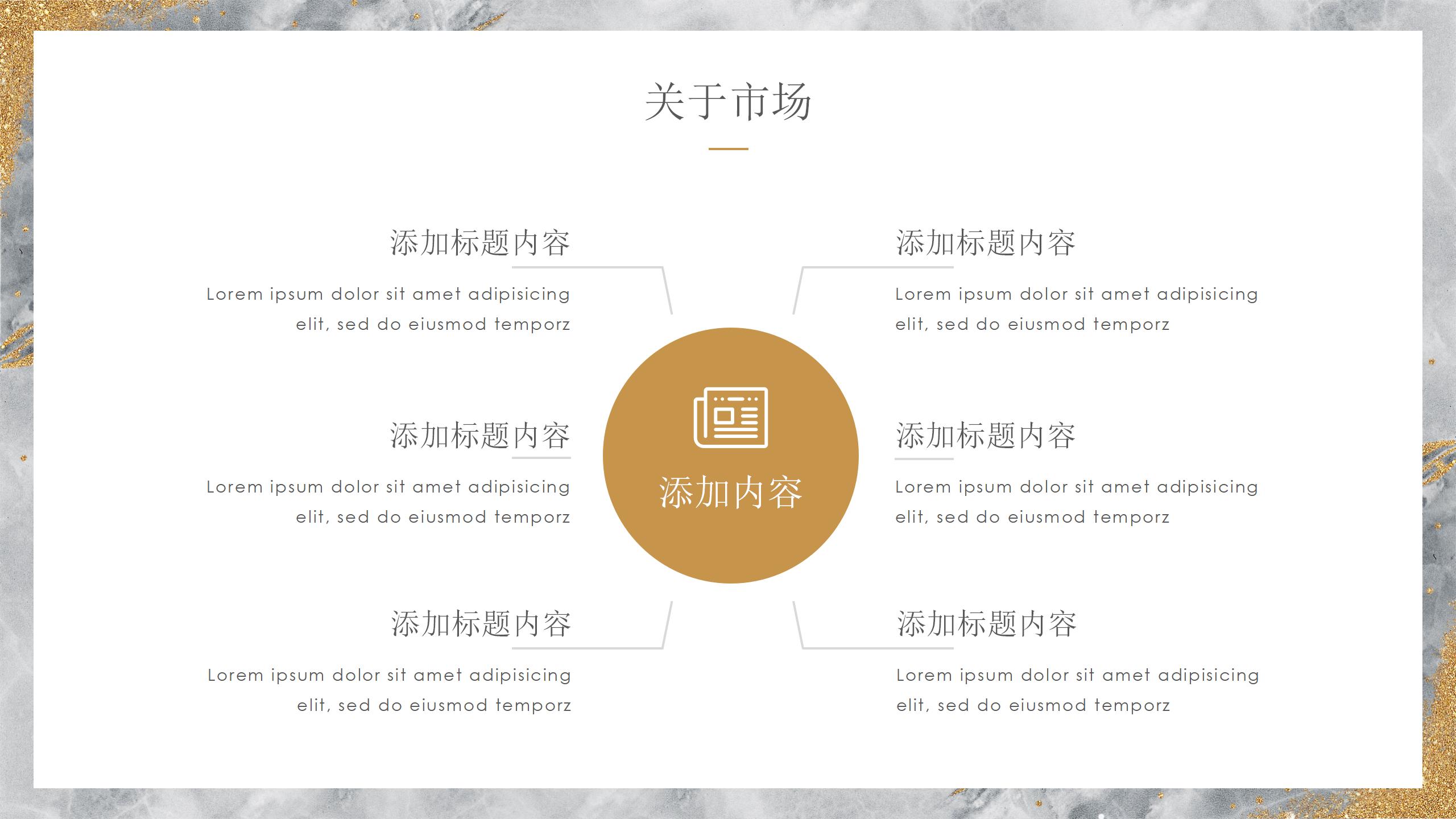 奢华金色调活动策划方案PPT5