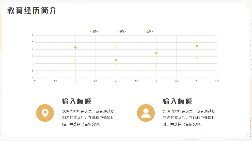 动漫人物风PPT简历模板