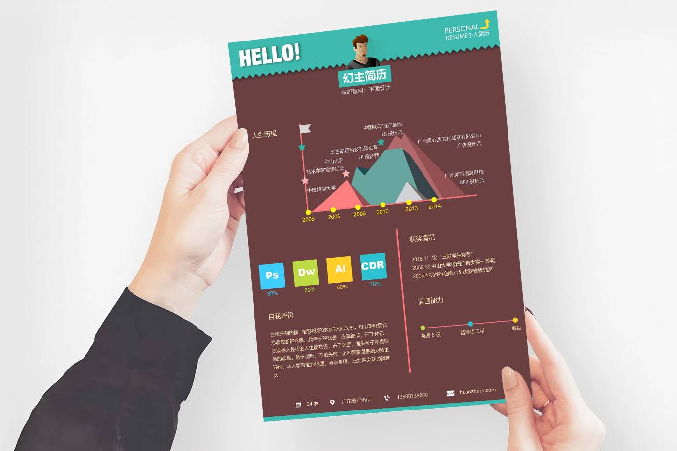 CY-00041有创意的简历/