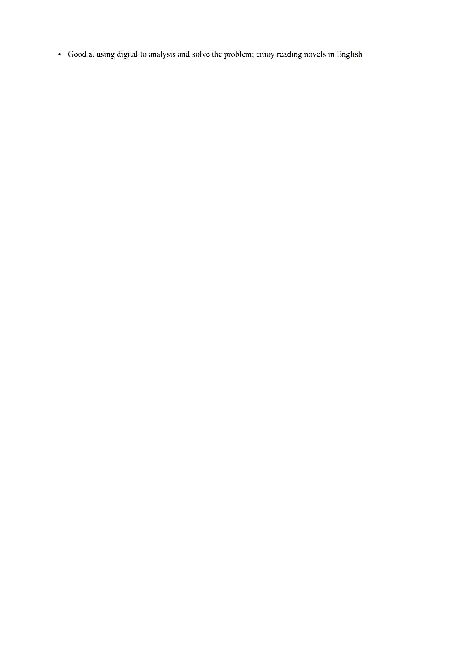 MX-2715电源工程师英文简历模板/