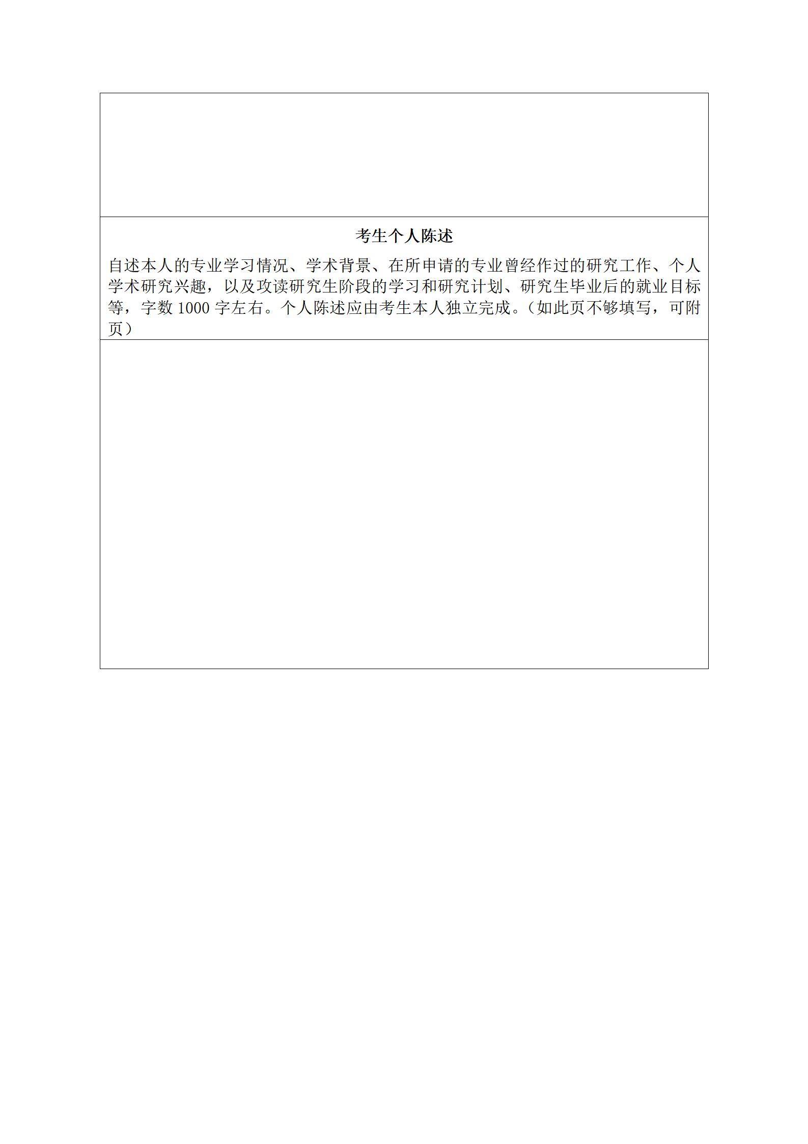 MX-1545研究生自荐信简历模板/