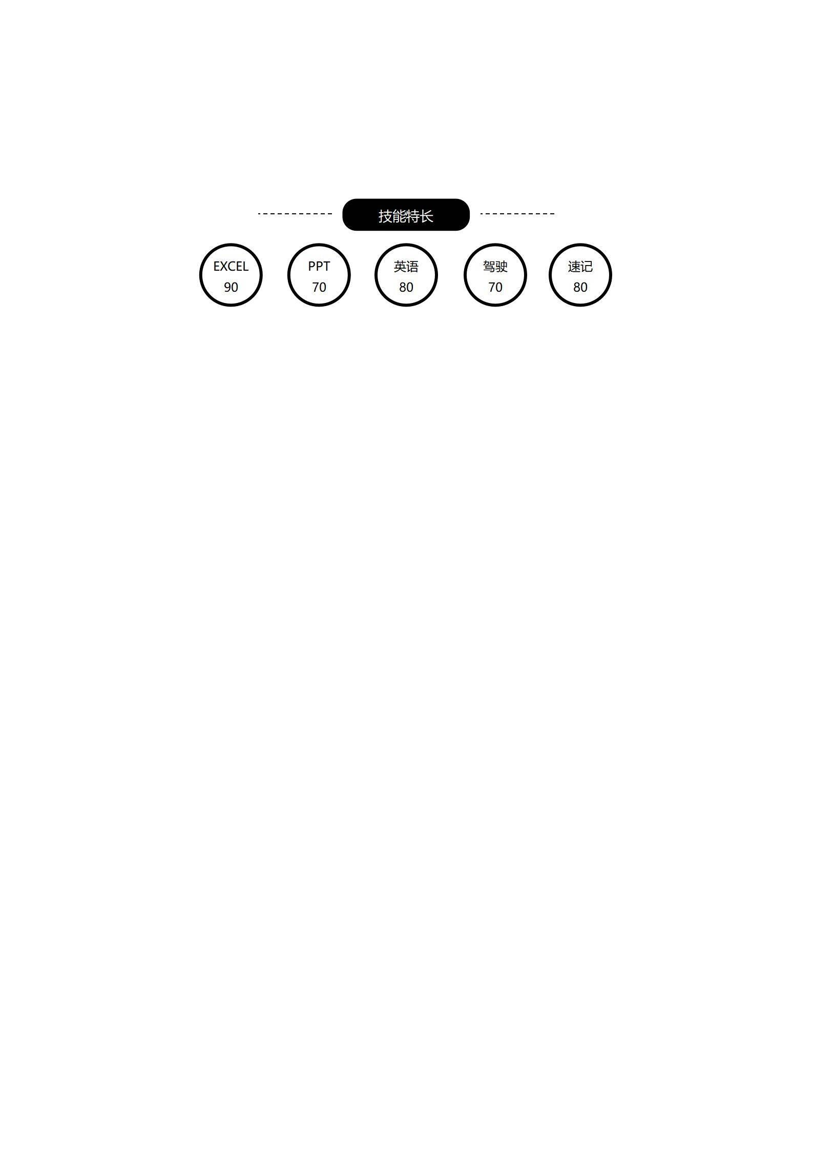 MX-0723洋溢的人力应届生自荐信模板/