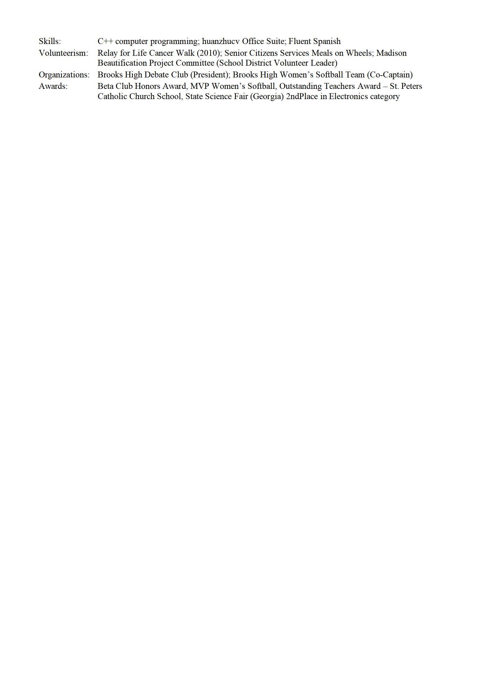 MX-0681Java传统框架开发简历模板/