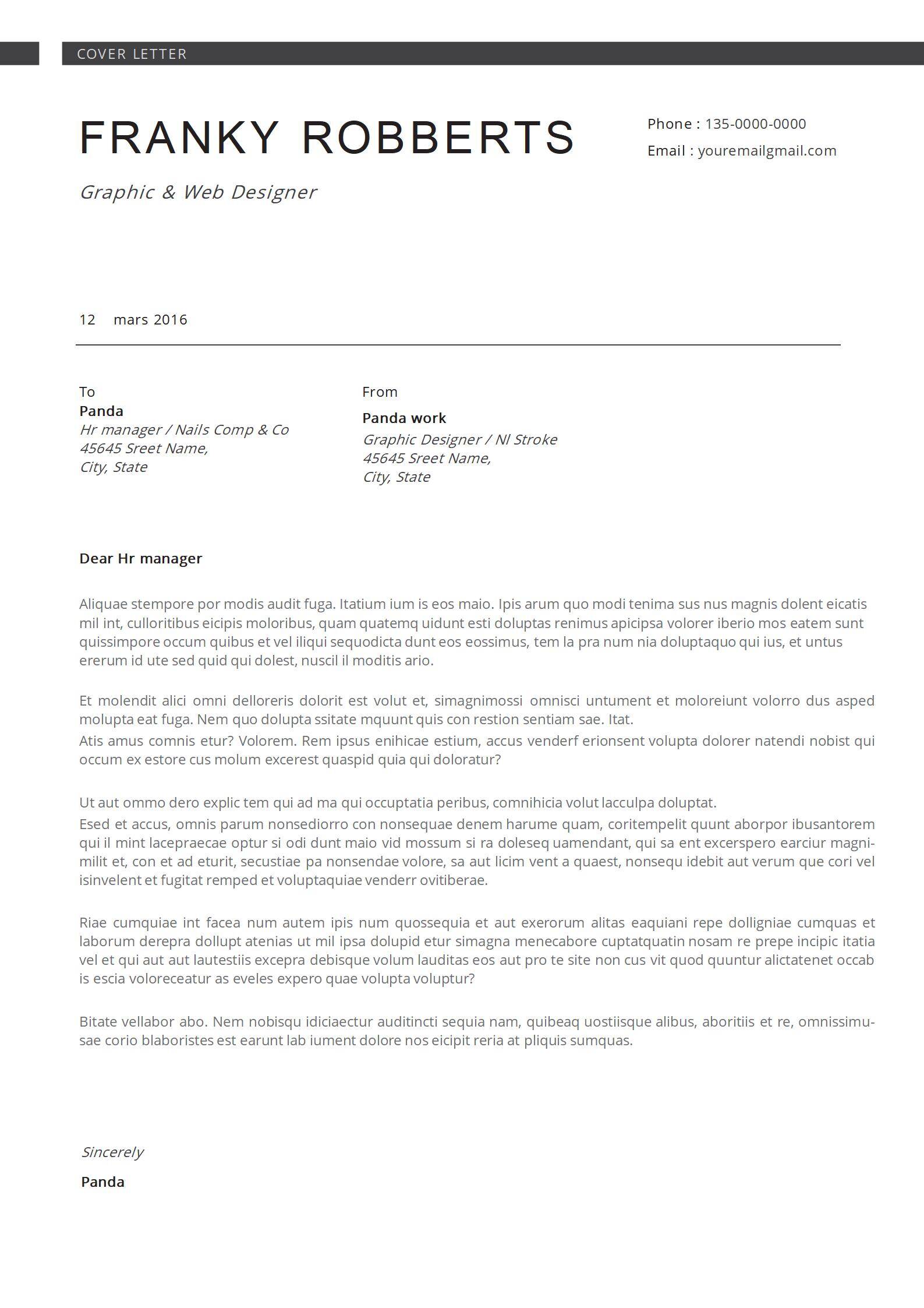 MX-0746创意简约风格的平面Web设计师英文简历模板/