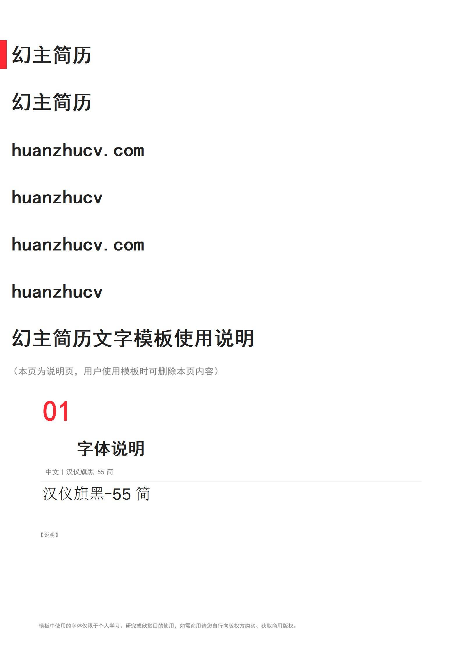 MX-1598人力专业总监简历模板/