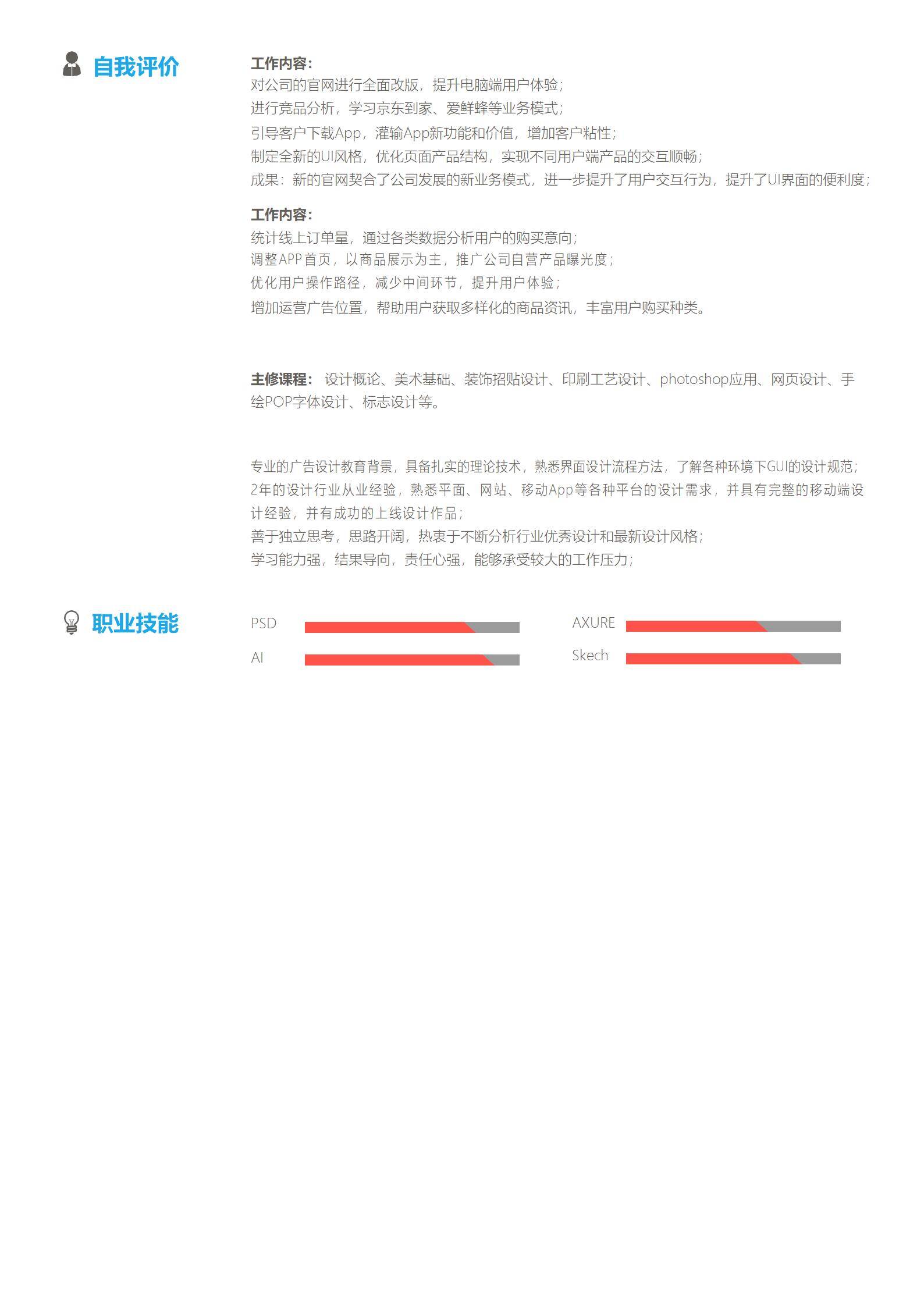 MX-2253算法工程师硕士简历模板/